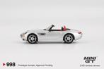 Jsn Mini GT 1:64 BMW Z8 Titanium silver 2003 LHD, -, Nieuw, Ophalen of Verzenden, Mini GT
