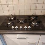 Indesit gasinbouw kookplaat 5 kookzones, Witgoed en Apparatuur, Kookplaten, Gebruikt, Ophalen of Verzenden