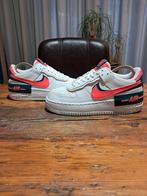 Nike Air Force 1 Shadow 'Solar Red' Size 37,5, Kleding | Dames, Schoenen, Ophalen of Verzenden, Zo goed als nieuw, Wit, Sneakers of Gympen