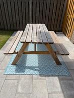 Picknicktafel deluxe 180 x 70cm, Ophalen, Zo goed als nieuw, Rechthoekig, Hout