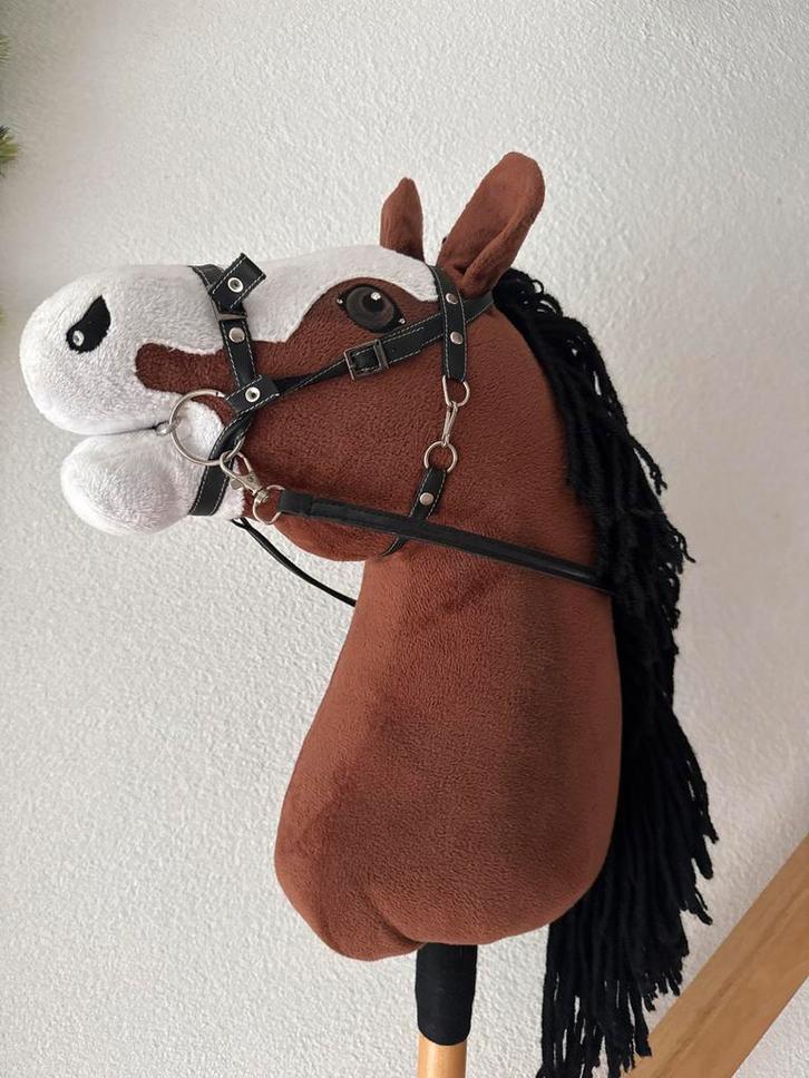 Hoog kwaliteit Hobby Horse - Stokpaard inclusief halster, Kinderen en Baby's, Speelgoed | Overig, Zo goed als nieuw, Jongen of Meisje
