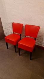 10 Rode Stoelen - horeca restaurant, Ophalen, Gebruikt, Rood, Vijf, Zes of meer stoelen