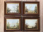 Klassieke Landschapsschilderijen - Set van 4, Antiek en Kunst, Kunst | Schilderijen | Klassiek, Ophalen