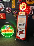 Prachtige XL neon verlichting Texaco Sky Chief Gasoline, Ophalen, Lichtbak of (neon) lamp