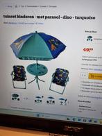 Kinder setje stoeltjes en parasol, Ophalen, Nieuw, Tot en met 2