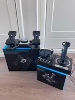 Logitech X56 HOTAS + Logitech flight rudders, Ophalen of Verzenden, Zo goed als nieuw