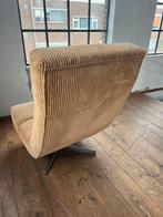 Vintage look design fauteuil ribstof, Ophalen, Gebruikt, 75 tot 100 cm, Nvt