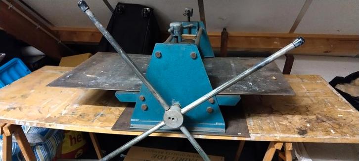 Etspers / Drukpers - Tafelmodel - Atelieropruiming, Hobby en Vrije tijd, Tekenen, Ophalen