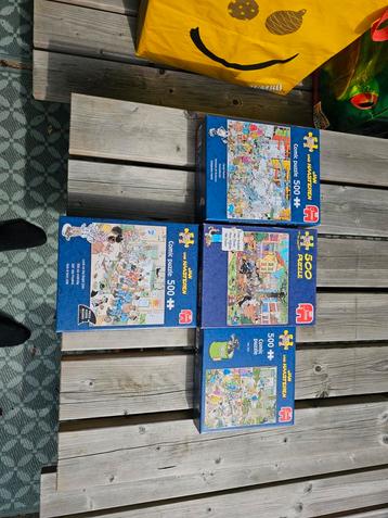 Jan van Haasteren Puzzels - 4 stuks - 500 stukjes beschikbaar voor biedingen
