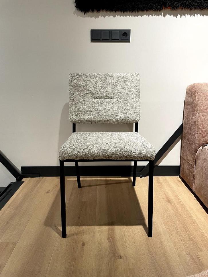 Eetkamerstoel Pepp interiors SOHO showmodel, Huis en Inrichting, Stoelen, Zo goed als nieuw, Eén, Metaal, Stof, Overige kleuren