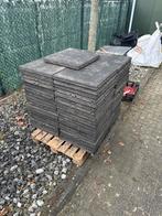 Rubberen tegels 50x50x5,5, Ophalen, Gebruikt, Rubber, Minder dan 5 m²
