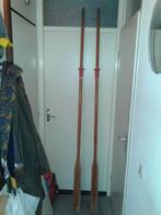 2 roeiriemen, 230 cm. lang, Ophalen, Gebruikt, Enkelbladige peddel