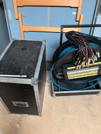 Multikabel incl flightcase, Muziek en Instrumenten, Ophalen of Verzenden, Zo goed als nieuw, Overige instrumenten, Flightcase