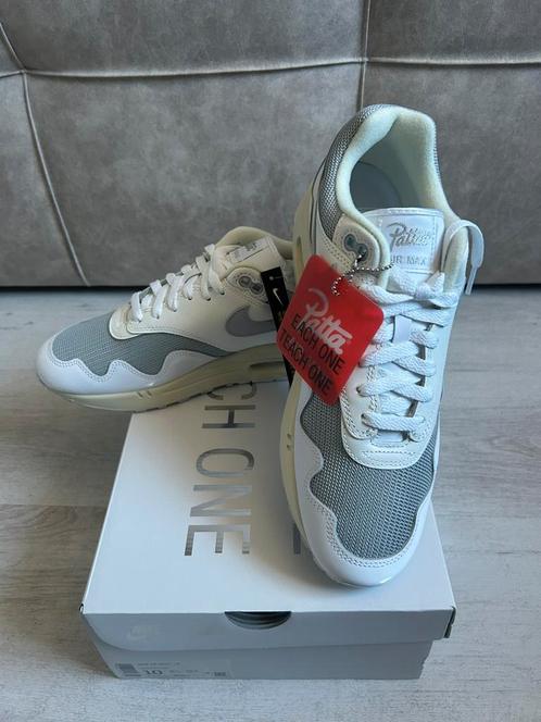 Nike air max 1 patta wave DS maat 44/10, Kleding | Heren, Schoenen, Zo goed als nieuw, Sneakers of Gympen, Wit, Ophalen of Verzenden