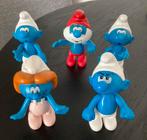 5 originele vintage 2002 beweegbare Mc D Smurfen, Verzamelen, Smurfen, Ophalen of Verzenden, Gebruikt, Verschillende Smurfen