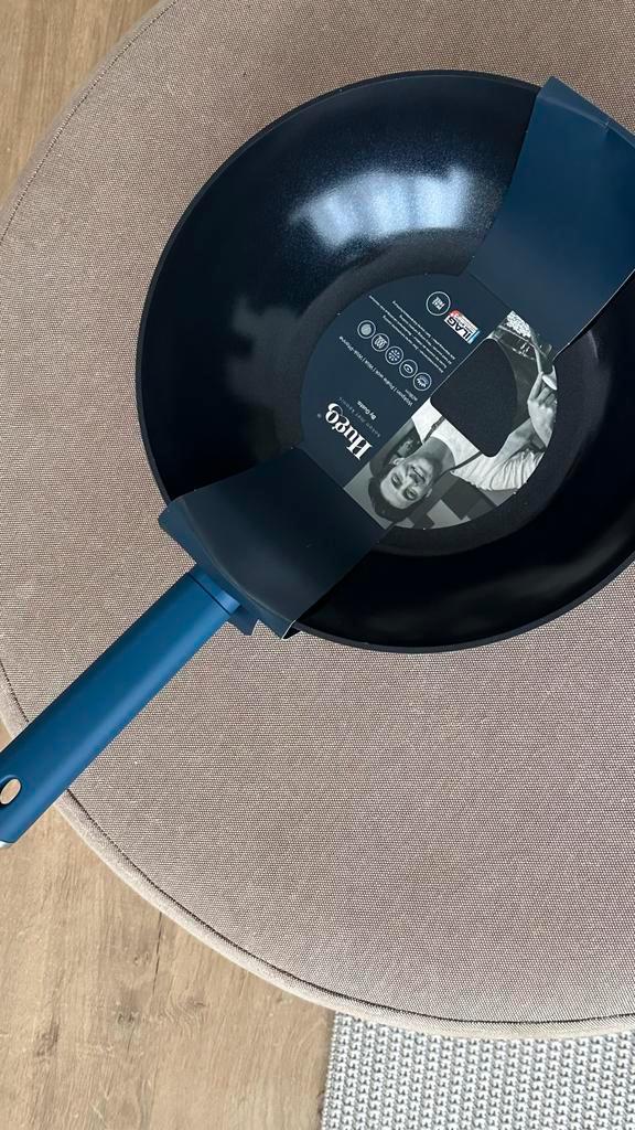 Nieuwe Wokpan - 28cm, Huis en Inrichting, Keuken | Potten en Pannen, Nieuw, Wok, Overige materialen, Inductieplaat, Ophalen