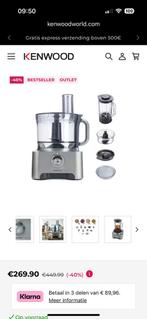 Kenwood foodprocessor Multipro, Ophalen of Verzenden, Zo goed als nieuw, Vaatwasserbestendig, 3 snelheden of meer