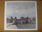 Amersfoort Koppelpoort afmeting 40½ X 35½ cm. Aquarel, Verzenden, Voor 1940, Zo goed als nieuw
