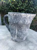 Vintage antracietkleurige vaas van 17,5 hoog onbeschadigd, Huis en Inrichting, Woonaccessoires | Vazen, Zwart, Aardewerk of Porselein