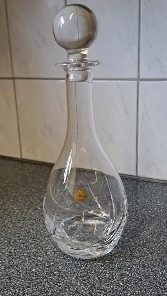 Prachtige karaf Toscane 24% loodkristal, Antiek en Kunst, Antiek | Glas en Kristal, Ophalen of Verzenden