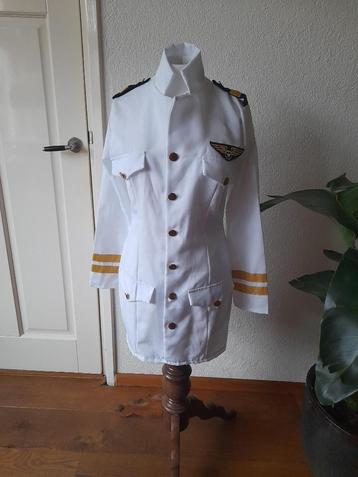 Verkleedkleren: Kapitein, Captain, Piloot jurkje maat S beschikbaar voor biedingen