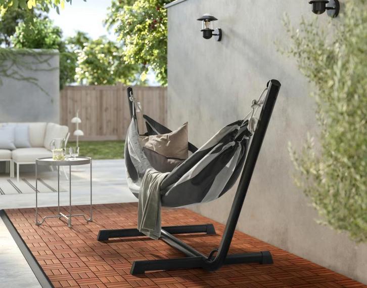 Hangmat met Standaard - Relax in Stijl!, Tuin en Terras, Hangmatten, Nieuw, Eenpersoons, Met standaard, Binnen, Buiten, Ophalen