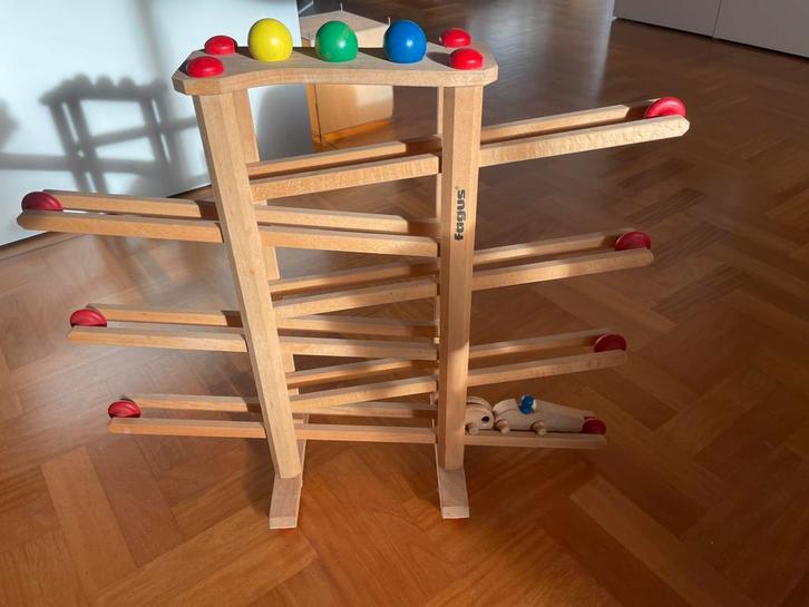 Fagus knikkerbaan hout, Kinderen en Baby's, Speelgoed | Houten speelgoed, Zo goed als nieuw, Ophalen