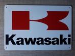 Kawasaki 20x30 cm Reclamebord, Ophalen of Verzenden, Nieuw, Reclamebord
