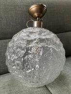 Vintage glazen plafond/hanglamp, Huis en Inrichting, Ophalen, Gebruikt, Glas, Vintage