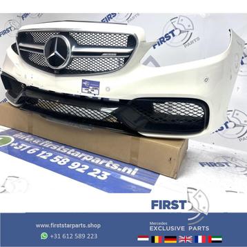 W212 S212 E63 AMG VOORBUMPER COMPLEET WIT origineel Mercedes beschikbaar voor biedingen