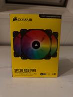 Corsair SP120 RGB PRO 4-Pack Fan Kit, Ophalen, Zo goed als nieuw, Luchtkoeling