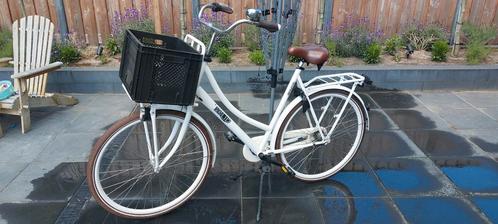 Witte sparta damesfiets - bieden, Fietsen en Brommers, Fietsen | Cruisers en Lowriders, Zo goed als nieuw, Cruiser, Staal, Ophalen