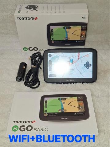 Nieuwstaat TomTom Go Basic 5 met WIFI en Bluetooth beschikbaar voor biedingen