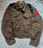 ww2 Canadese Royal Canadian regiment battle dress Canada, Verzamelen, Ophalen of Verzenden, Landmacht, Engeland, Embleem of Badge