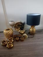 Partij gouden Woonaccessoires, Huis en Inrichting, Woonaccessoires | Kandelaars en Kaarsen, Ophalen of Verzenden, Zo goed als nieuw