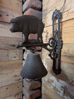 Gietijzeren bel met varken - Decoratief & Praktisch, Ophalen of Verzenden, Gebruikt