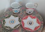 2 brocante kop & schoteltjes, Antiek en Kunst, Ophalen of Verzenden