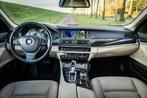 BMW 5-serie 518d High Executive | NAP | Leer | Groot Navi, Auto's, Automaat, Achterwielaandrijving, 4 cilinders, Wit