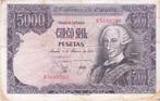 SPANJE 5000 PESETAS 1976, Postzegels en Munten, Bankbiljetten | Europa | Niet-Eurobiljetten, Ophalen of Verzenden, Overige landen