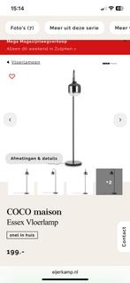 Vloerlamp Antraciet kleur glas zwart metaal Nieuw!!, Huis en Inrichting, Lampen | Vloerlampen, Ophalen of Verzenden, Nieuw