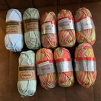 9 Bollen Katoengaren - Scheepjes & Schoeller Stahl, Hobby en Vrije tijd, Breien en Haken, Ophalen of Verzenden, Nieuw, Breien of Haken