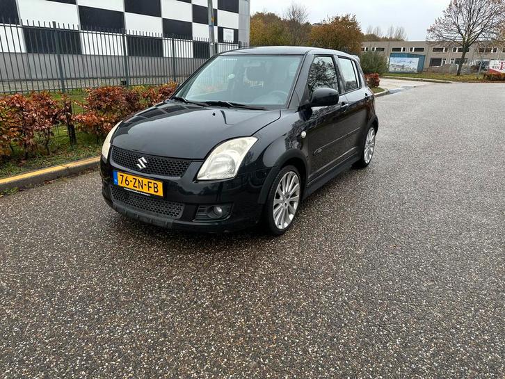 Suzuki Swift 1.3 5DRS 2008 Zwart GT Airco APK NAP, Auto's, Suzuki, Bedrijf, Swift, Benzine, C, Hatchback, Handgeschakeld, Origineel Nederlands
