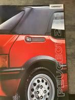 Folder van Peugeot 205 Cabriolet 1990, Ophalen of Verzenden, Nieuw, Peugeot