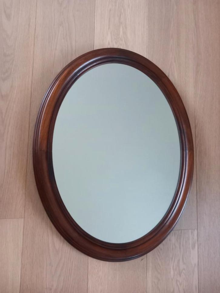 Mooie vintage ovale spiegel in perfecte staat ca 70 x 54 cm, Huis en Inrichting, Woonaccessoires | Spiegels, Zo goed als nieuw