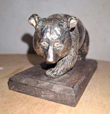 Pandabeer het 1e WNF verzilverde beeldje beschikbaar voor biedingen