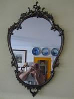Spiegel barok kuif vintage massief koper, Antiek en Kunst, Ophalen