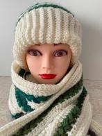 Gehaakte sjaal en muts set - Maat M, Ophalen of Verzenden, Nieuw, Maat 38/40 (M), Muts