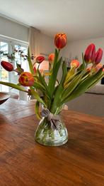 Riviera Maison tulpenvaas, Minder dan 50 cm, Glas, Ophalen of Verzenden, Zo goed als nieuw