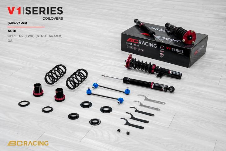 BC Racing V1-VM serie schroefset - Audi Q2 FWD 54.5 17+, Auto diversen, Tuning en Styling, Ophalen of Verzenden
