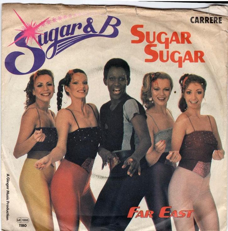 SUGAR & B  -  Sugar sugar, Cd's en Dvd's, Vinyl Singles, Gebruikt, Single, Pop, 7 inch, Ophalen of Verzenden